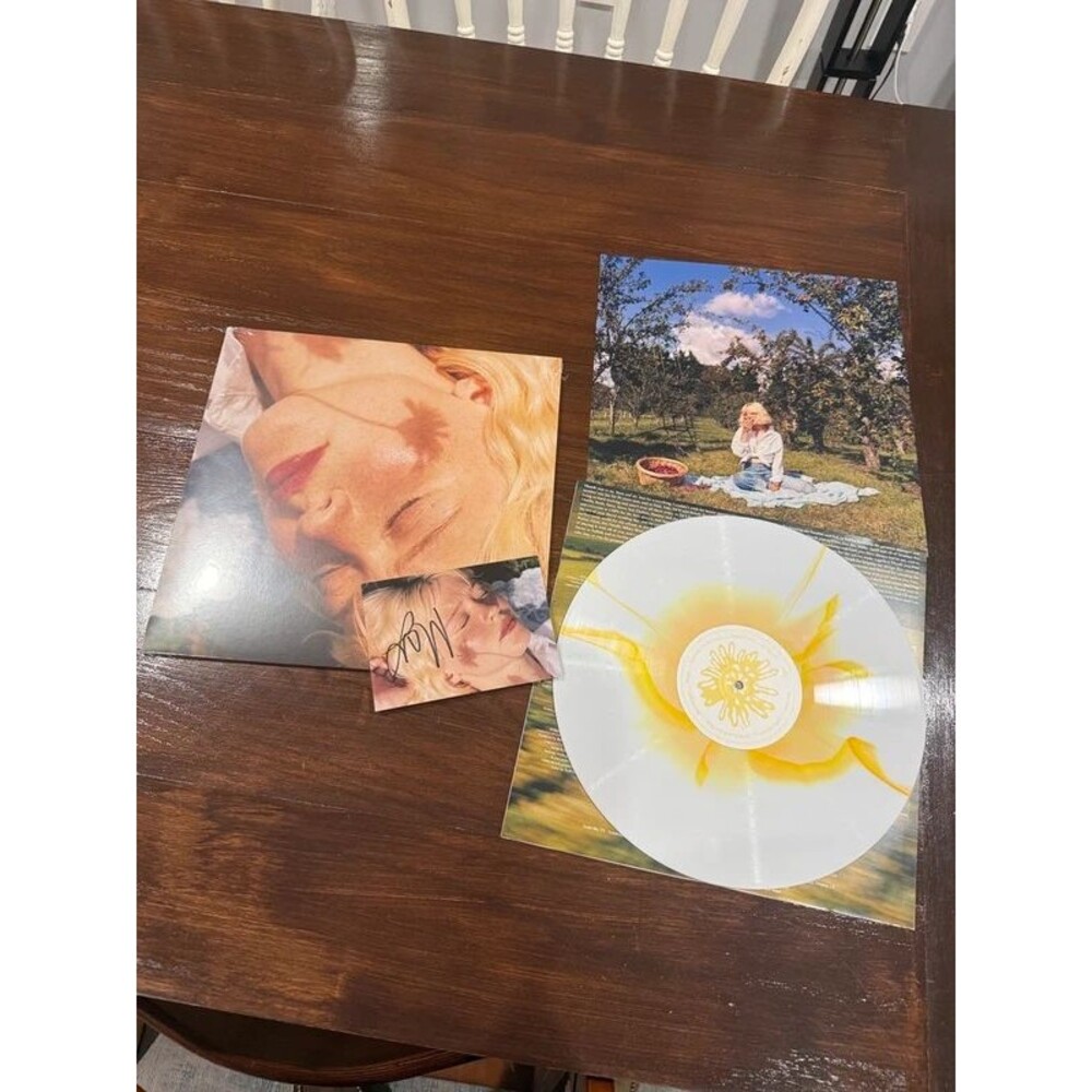 Maisie Peters Florescence Signed Daffodil Yellow Inkplosion Vinyl LP EcoRecord